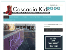 Tablet Screenshot of cascadiakids.com